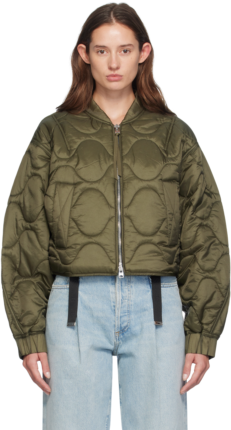 Khaki Iona Bomber Jacket