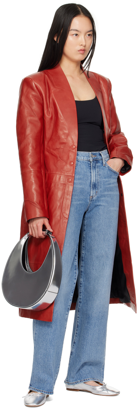 Agolde Harper Mid-rise Straight-leg Jeans In Flash