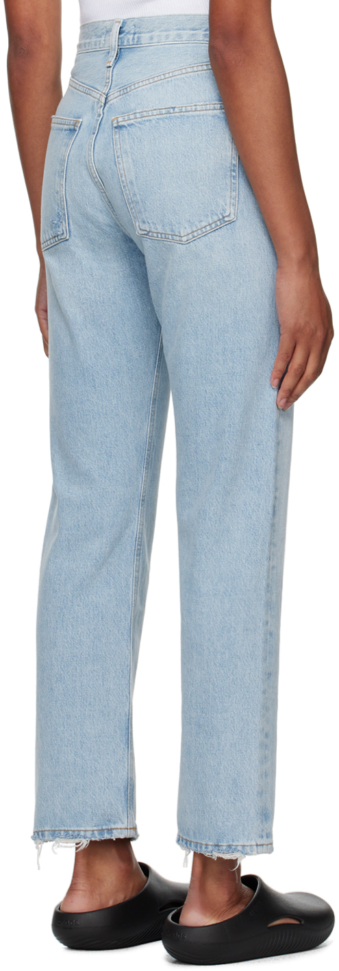 Agolde Denim Straight-leg Jeans In Blue
