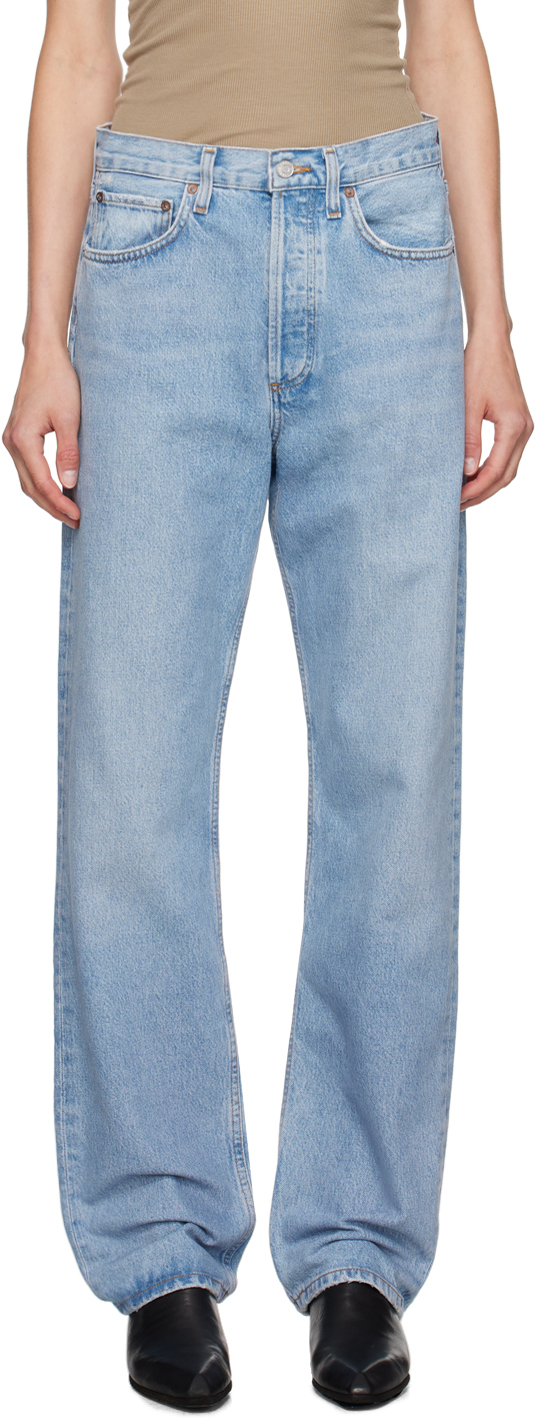 Agolde Kelly Jeans In Blue