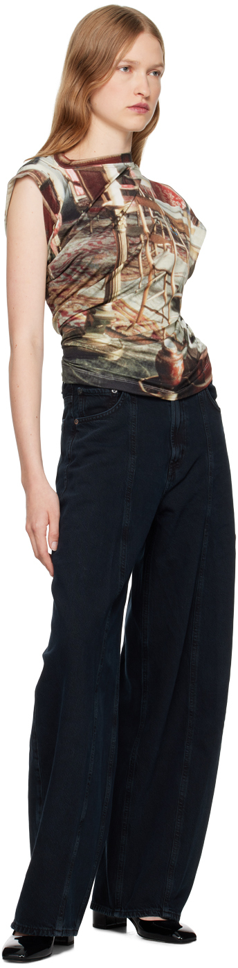 Agolde Kristen Wide Leg In Crushed