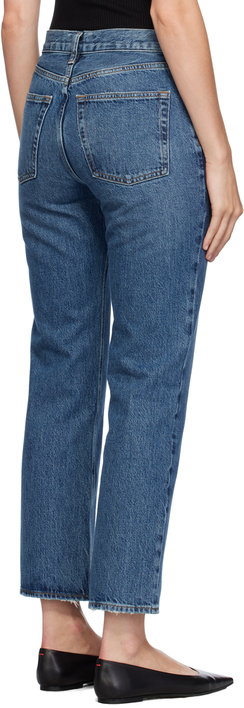 Agolde Parker Easy Straight Jean In Placebo In Essence