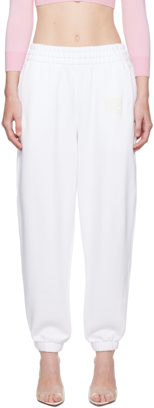 【関税込み】Alexander Wang ラウンジパンツ alexanderwang.tのホワイト Classic ラウンジパンツがセール中