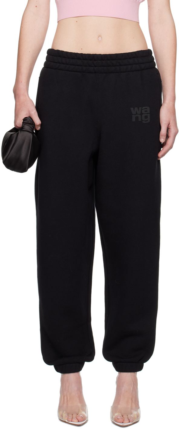 Shop Alexander Wang T Black Classic Lounge Pants In Black 001