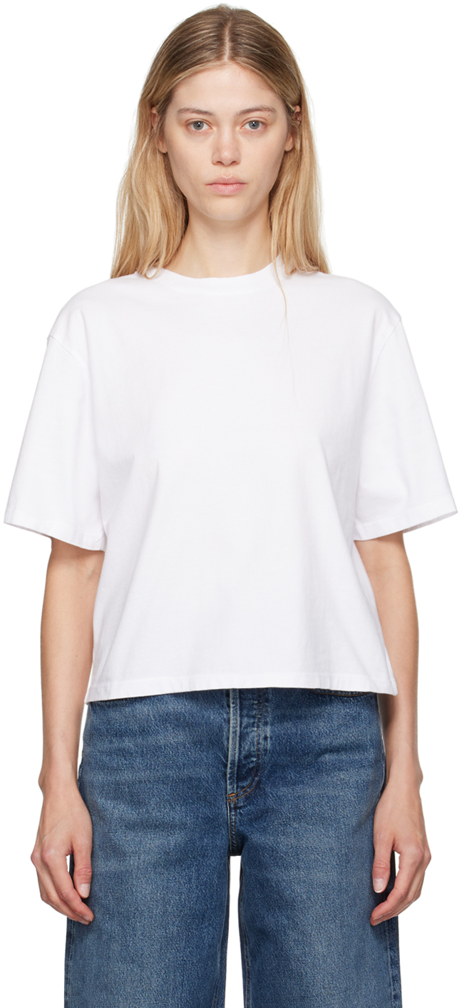 White Sulma Drop Shoulder T-Shirt
