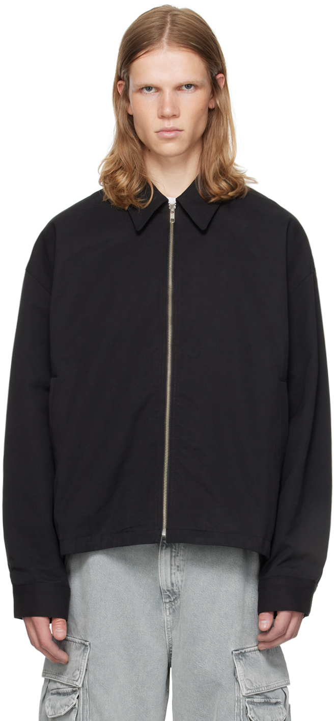 Shop Agolde Black Saville Jacket