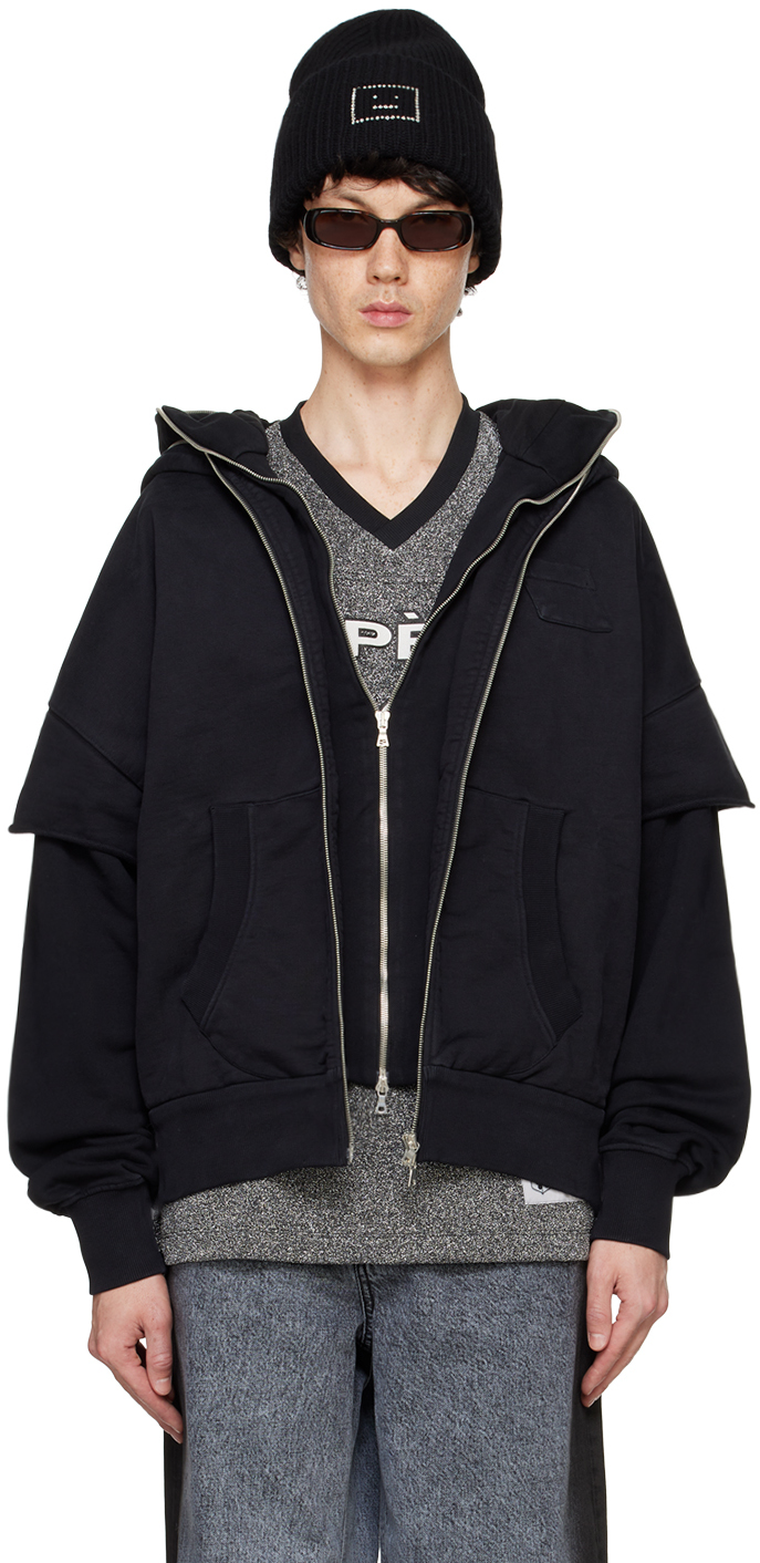 Black Double Hoodie