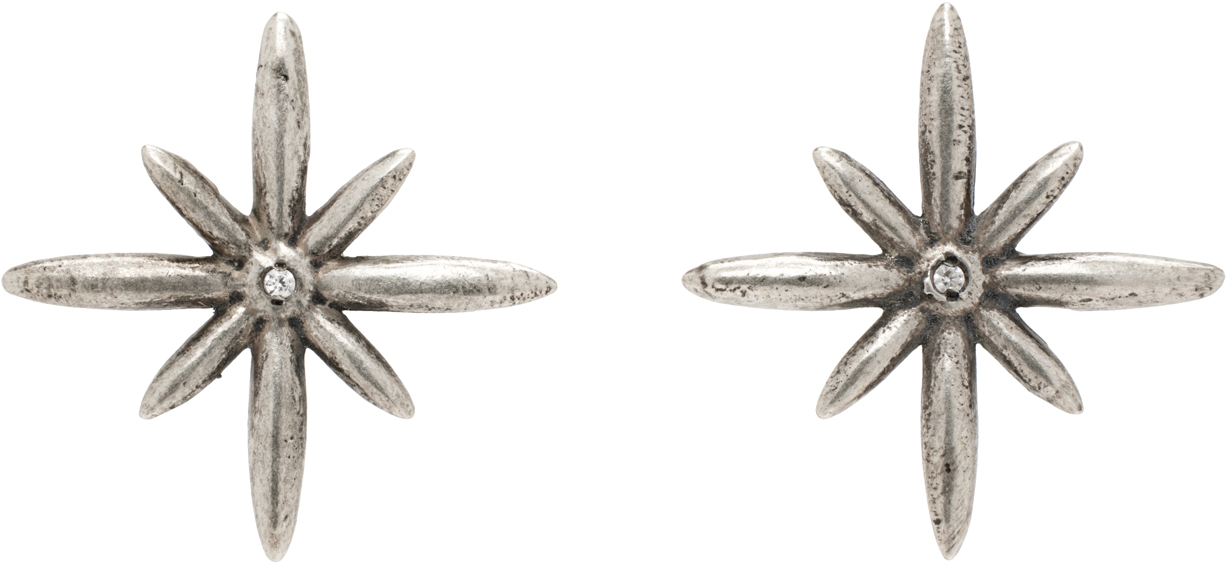 Silver Star Earrings