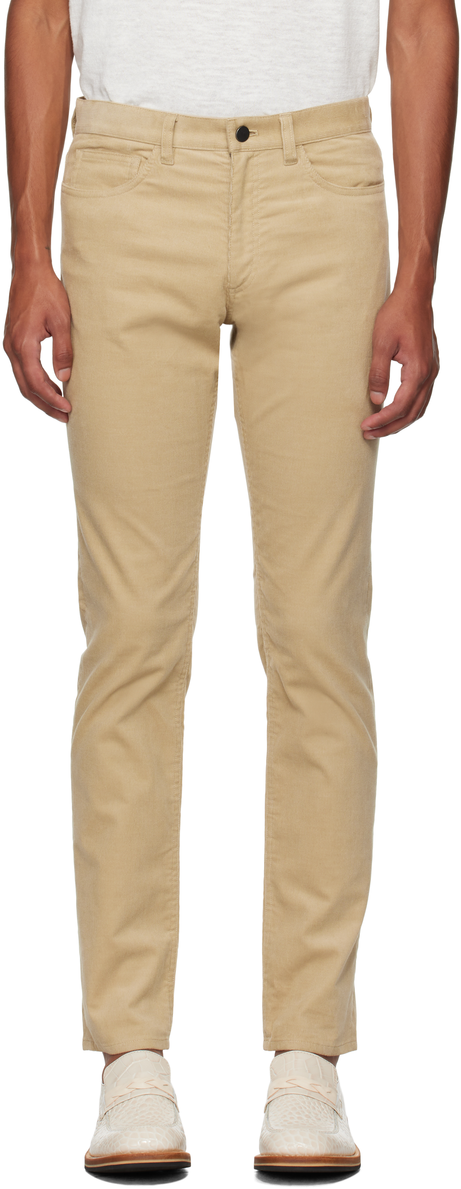 Brown Raffi 5-Pocket Trousers