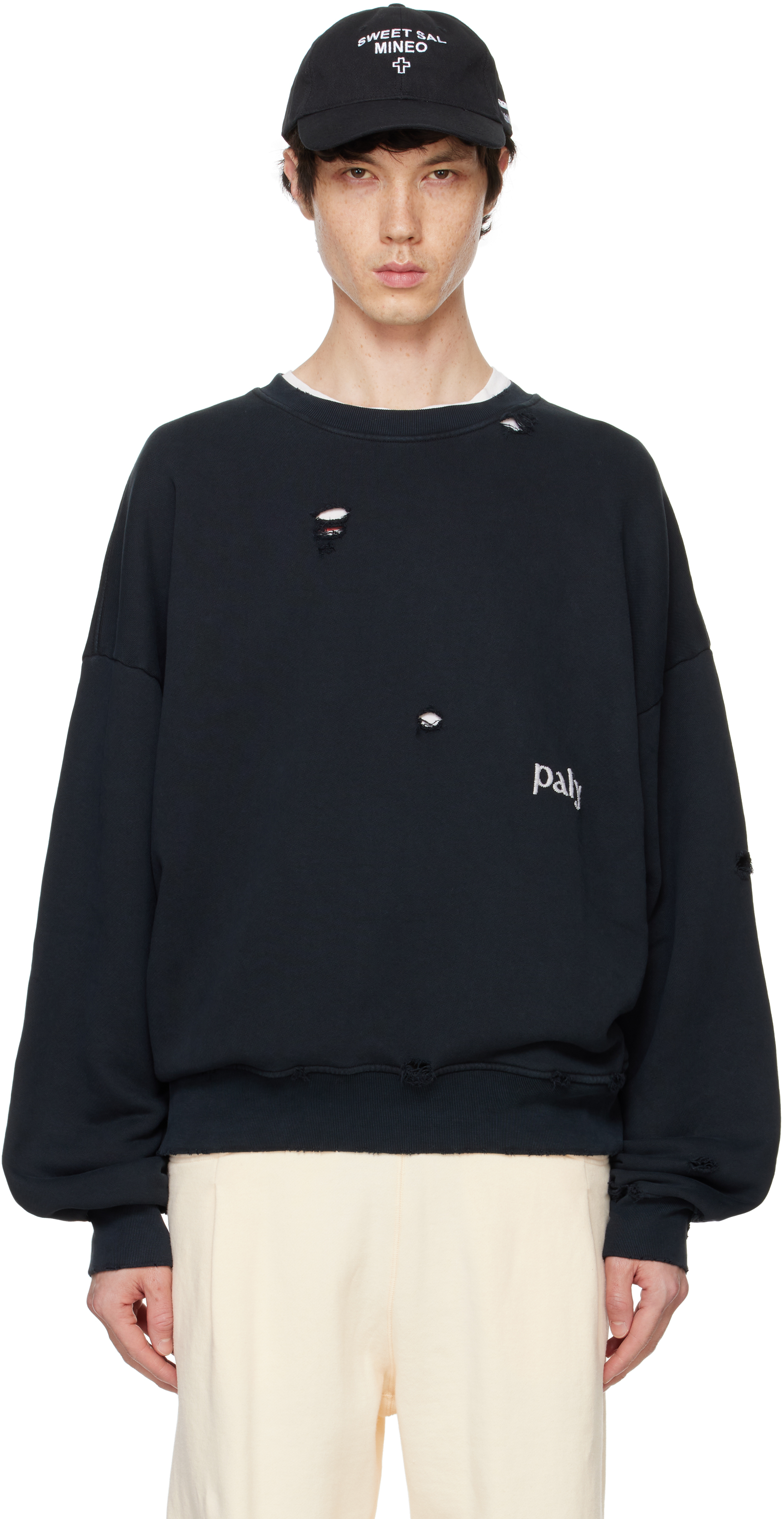 PALY BLACK 'HOLLYWOOD IS HELL' SWEATSHIRT 