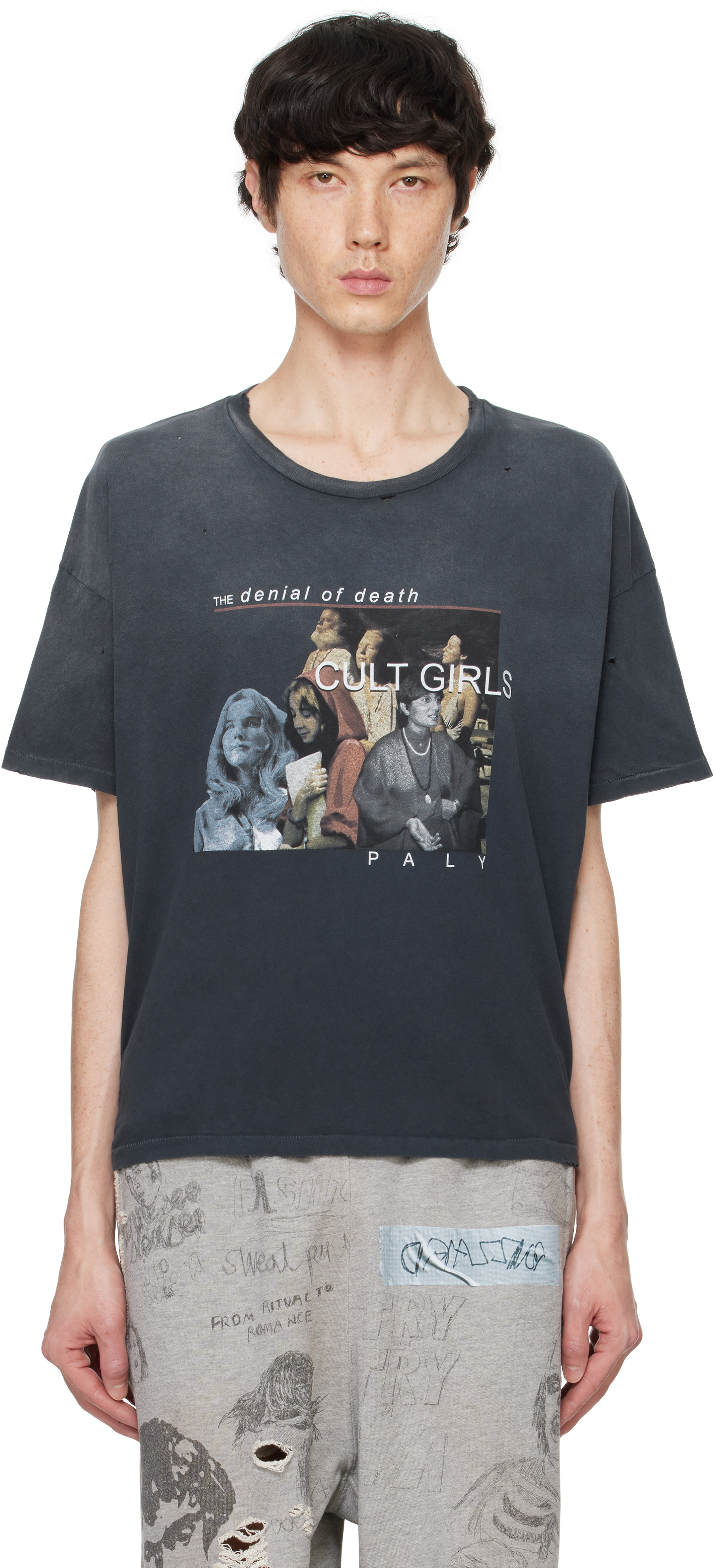 PALY BLACK 'CULT GIRLS' T-SHIRT 