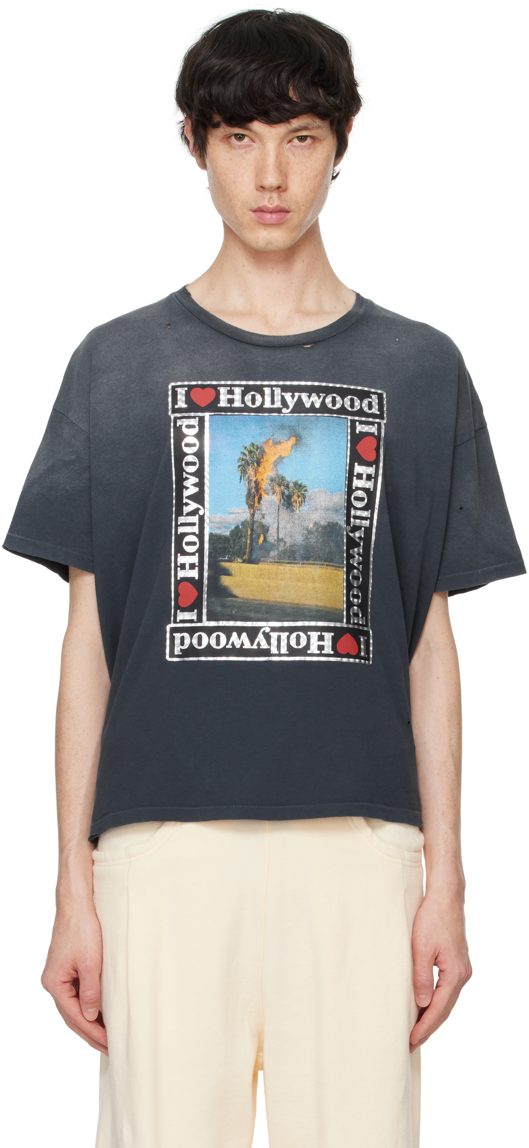 Shop Paly Black 'my Own Private Hollywood' T-shirt