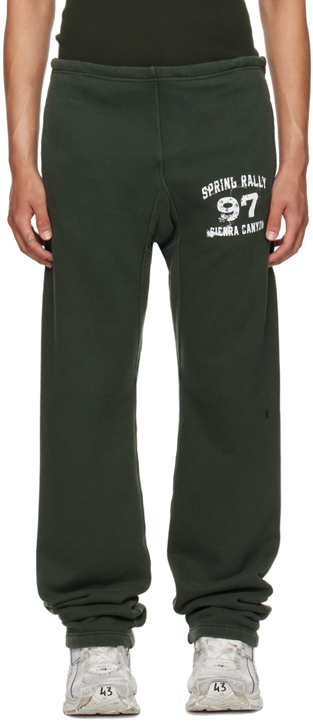 SSENSE Exclusive Green Sweatpants by GREG ROSS on Sale