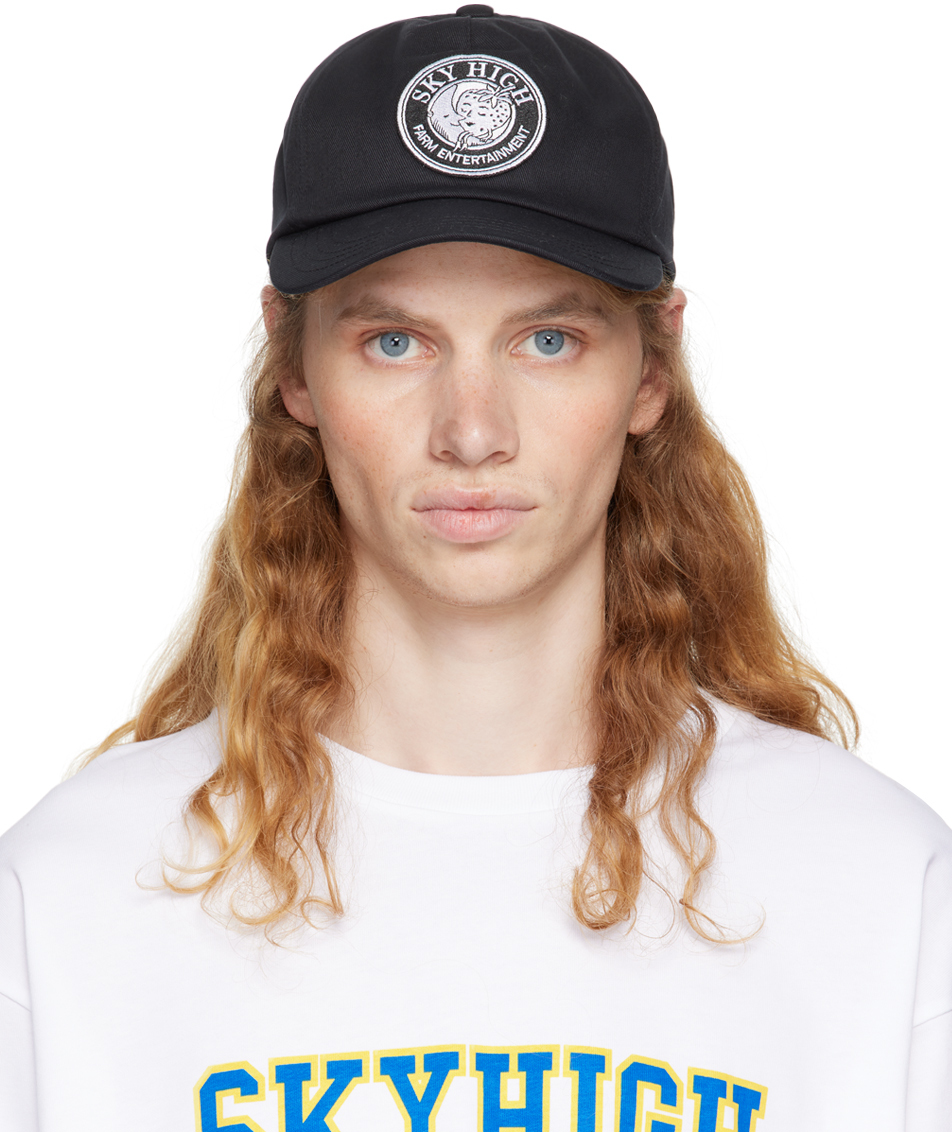Black 'Entertainment' Cap by Sky High Farm Workwear on Sale