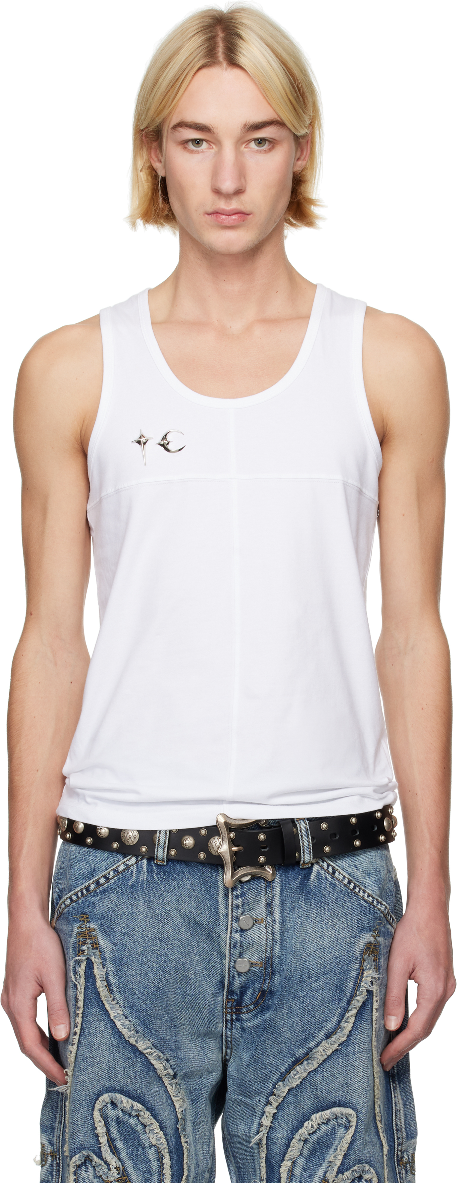 White TC Tank Top