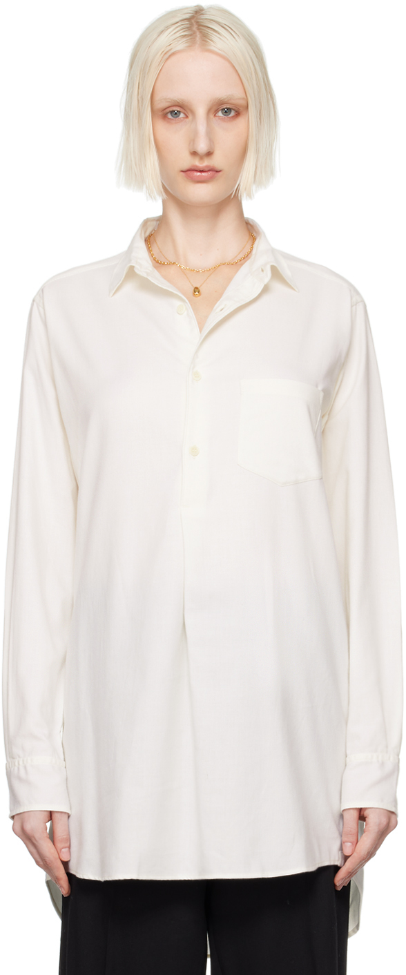 Shop Meta Campania Collective White Lee Shirt