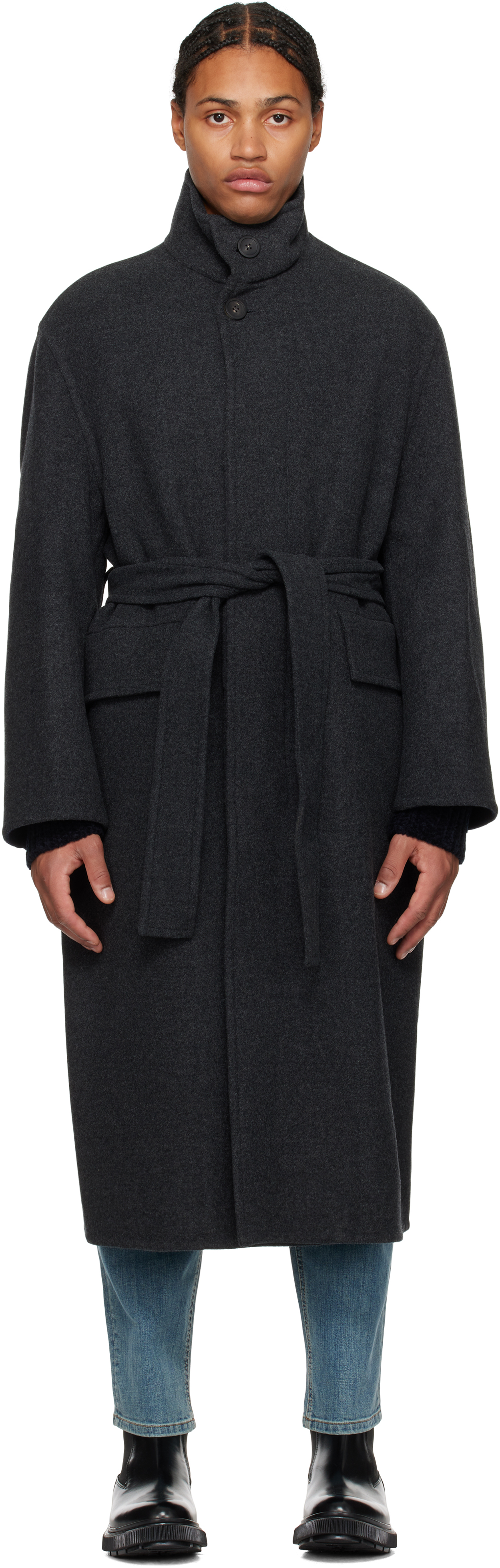 Gray Wool Coat