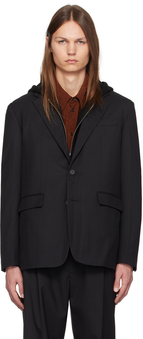 Black Twill Blazer