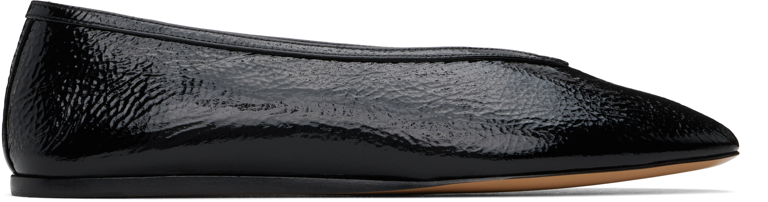 Black Luna Ballerina Flats