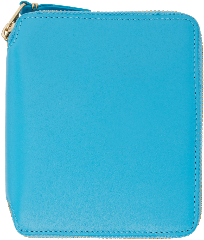 COMME des GARÇONS WALLETS: Blue Classic Wallet | SSENSE