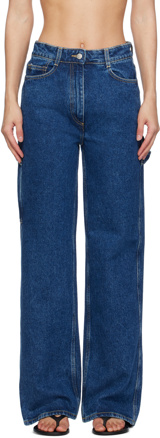 Saks Potts: Indigo Salma Jeans | SSENSE