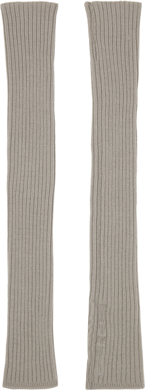 Brown Porterville Ribbed Arm Warmers