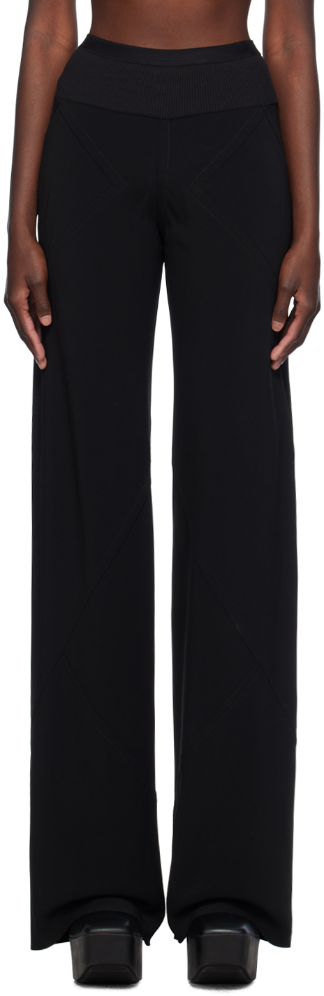 Shop Rick Owens Black Porterville Bias Pants In 09 Black