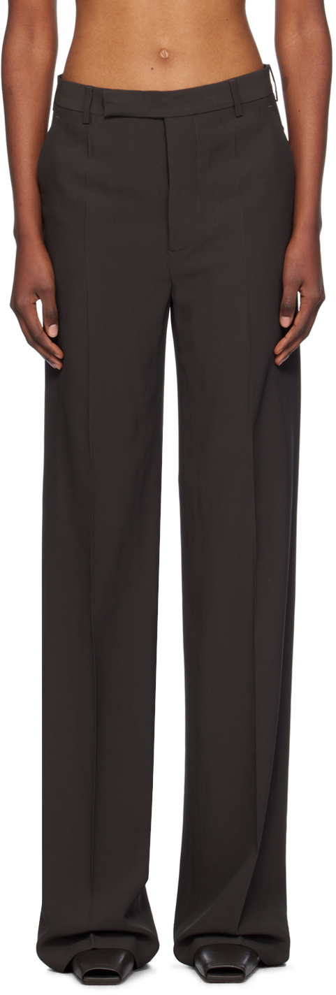 Gray Porterville Heavy Cady Dietrich Trousers