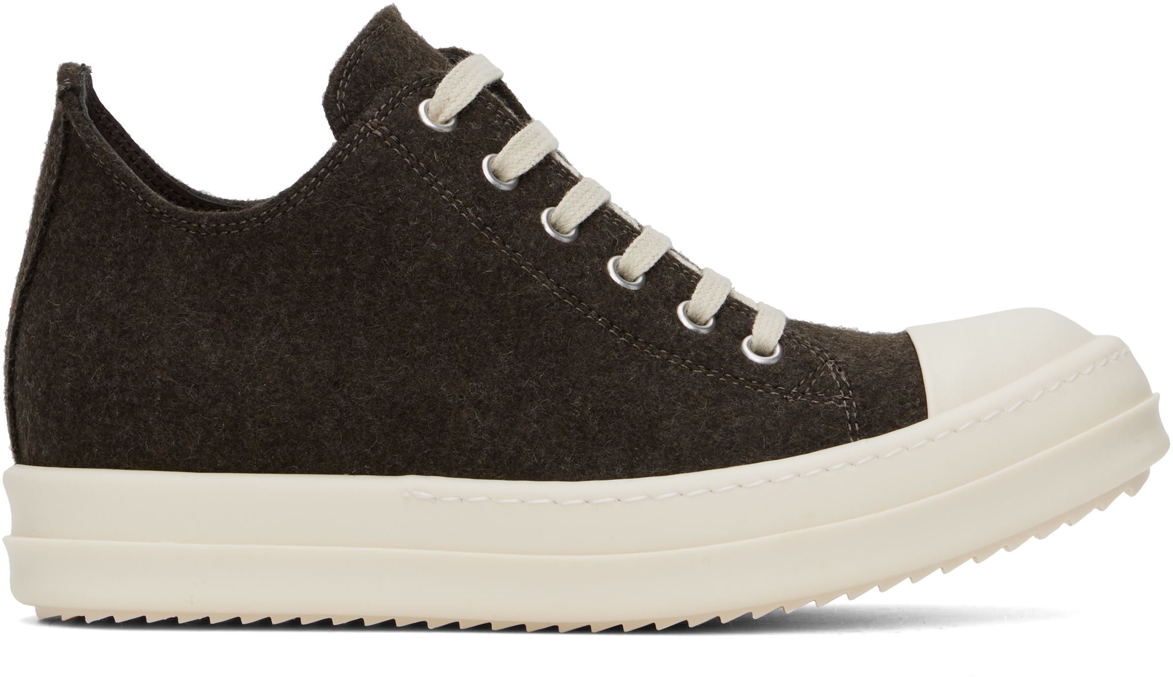 Rick Owensのブラウン Porterville Low Sneaks スニーカーがセール中