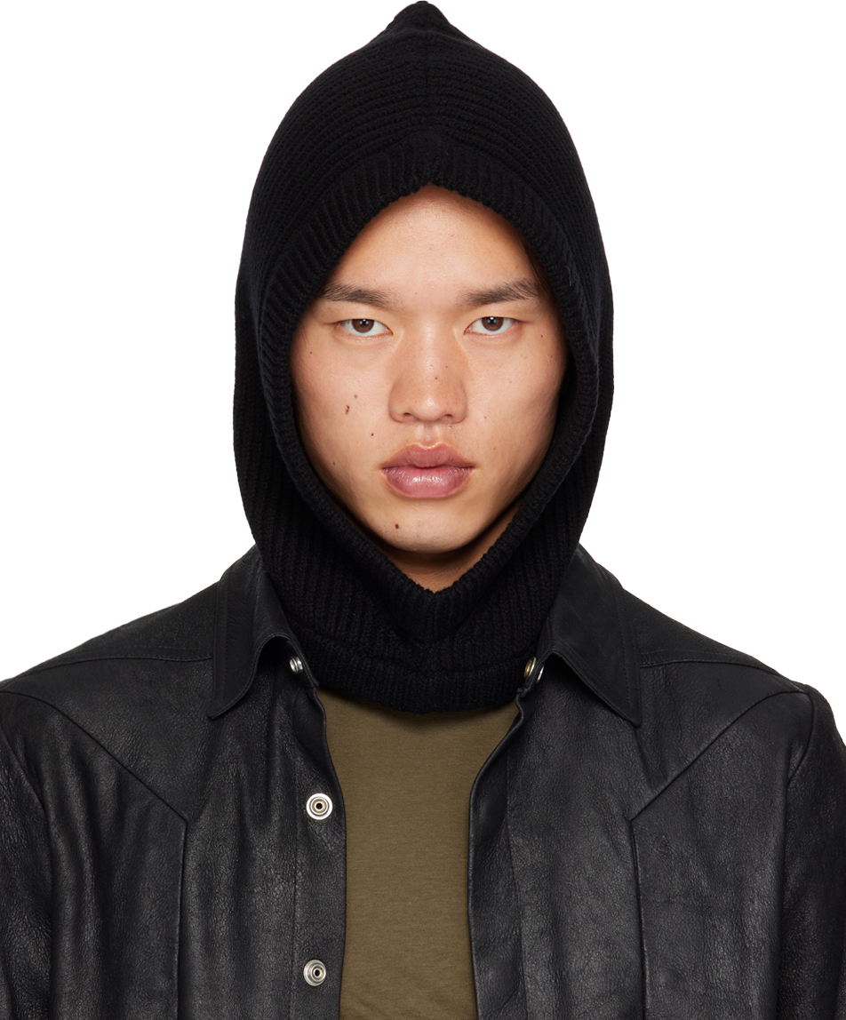 Rick Owens Black Porterville Hood In 09 Black