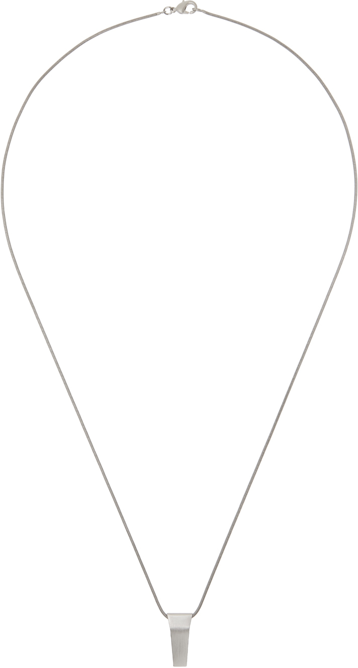 Silver Porterville Mini Trunk Charm Necklace