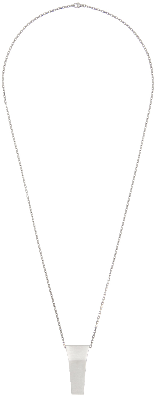 Silver Porterville Trunk Charm Necklace