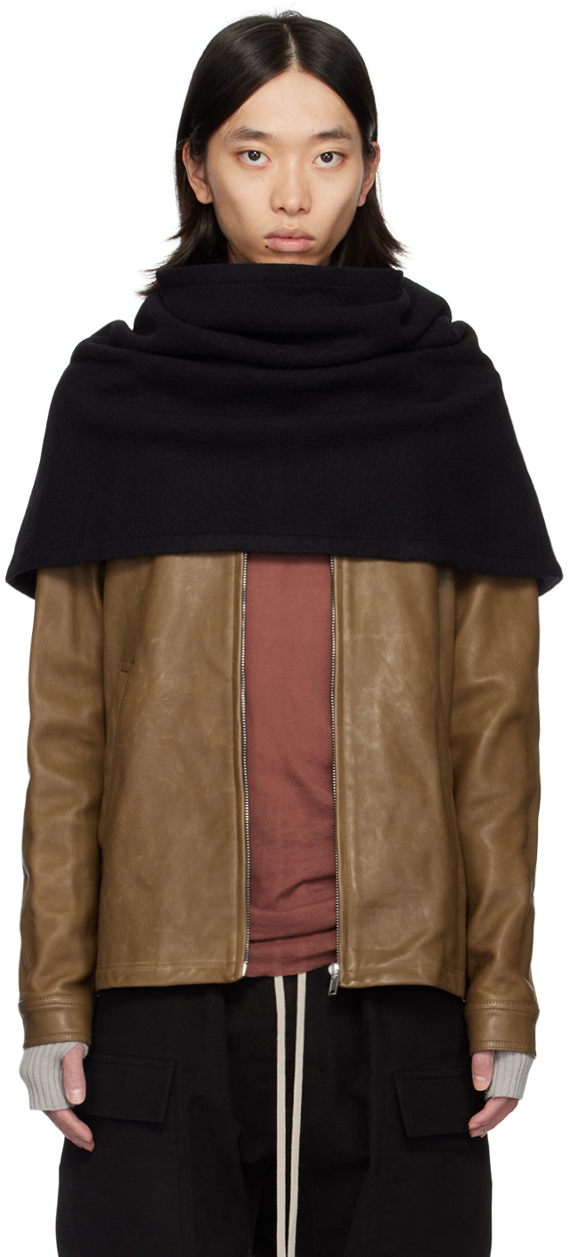 小物 Rick Owens 19FW LARRY Tube Scarf Black Buy Rick Owens Larry Puffer Scarf 'Black' - RR19F4440 NZD3