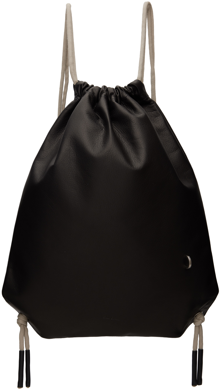 Black Porterville Drawstring Backpack