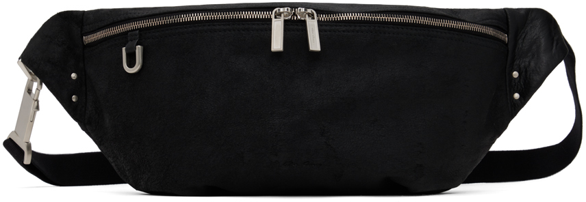 Black Porterville Bumbag Pouch by Rick Owens on Sale