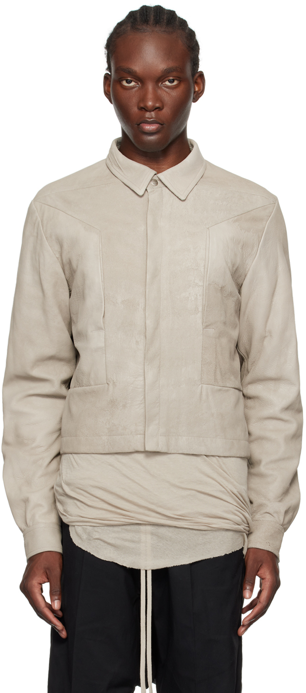 Off-White Porterville Alice Strobe Leather Jacket