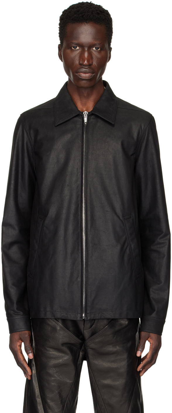 Black Porterville Brad Leather Jacket