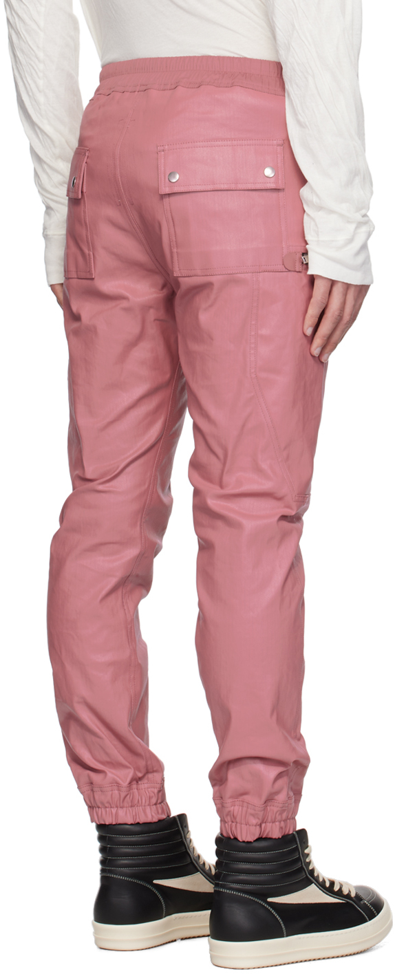 Rick Owens Pink Bauhaus Cargo Pants In 23 Thulian