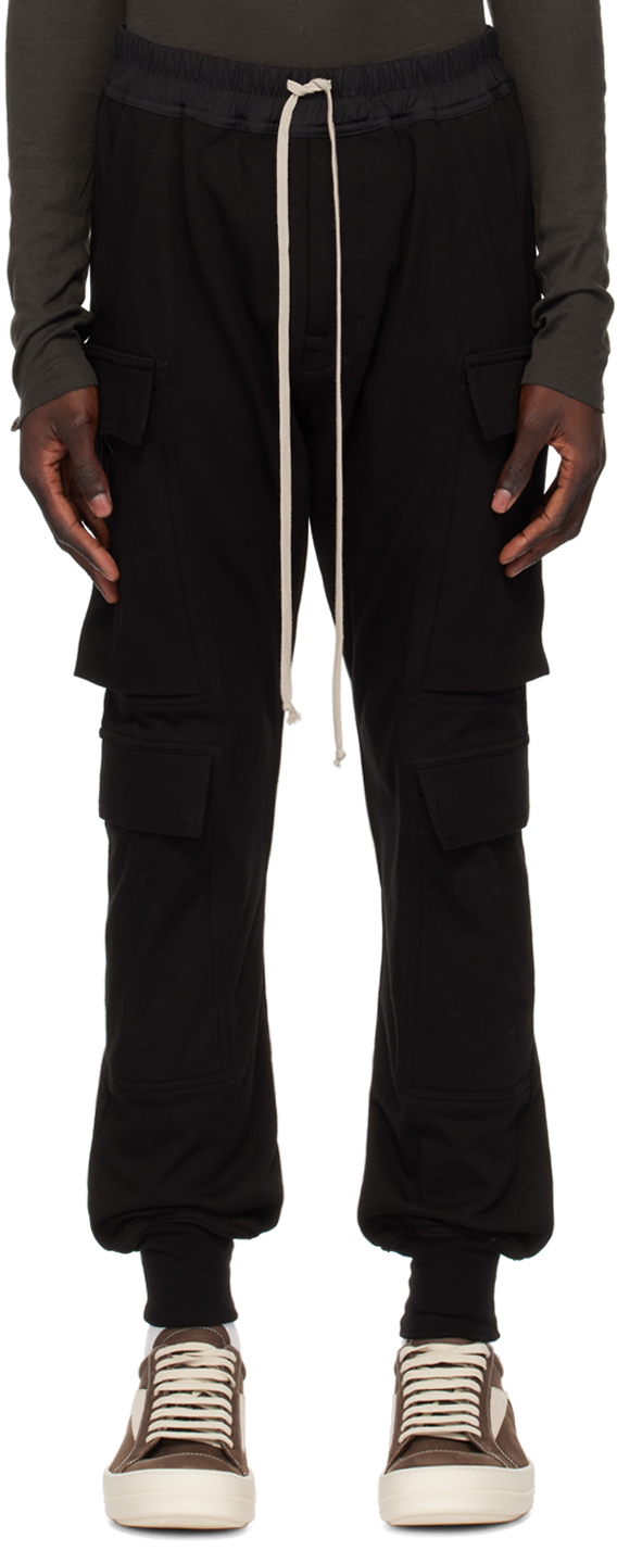 Rick Owens Black Porterville Mastodon Megacargo Pants | Smart Closet