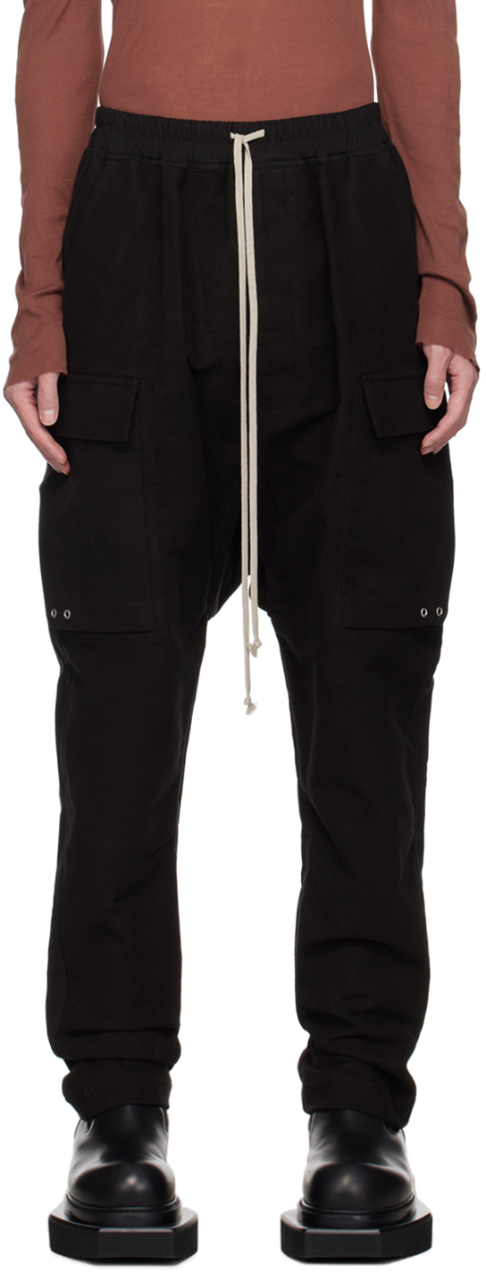 Black Porterville Long Cargo Pants