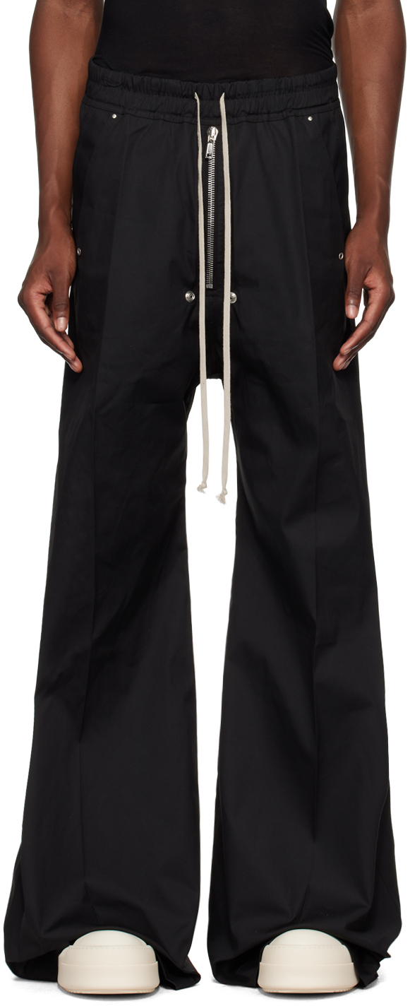 Black Porterville Wide Bela Trousers