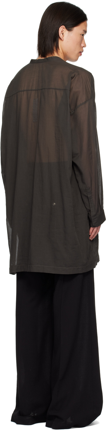 RICK OWENS GRAY PORTERVILLE LARRY SHIRT