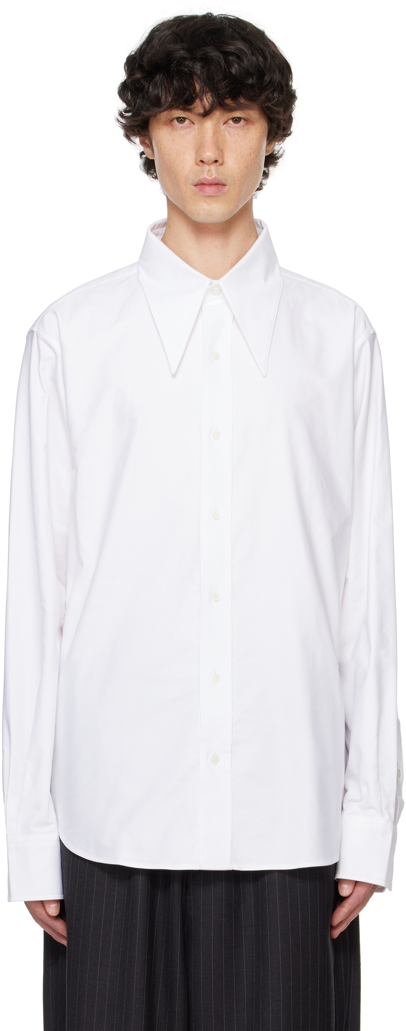 Shop Willy Chavarria White Signature Shirt