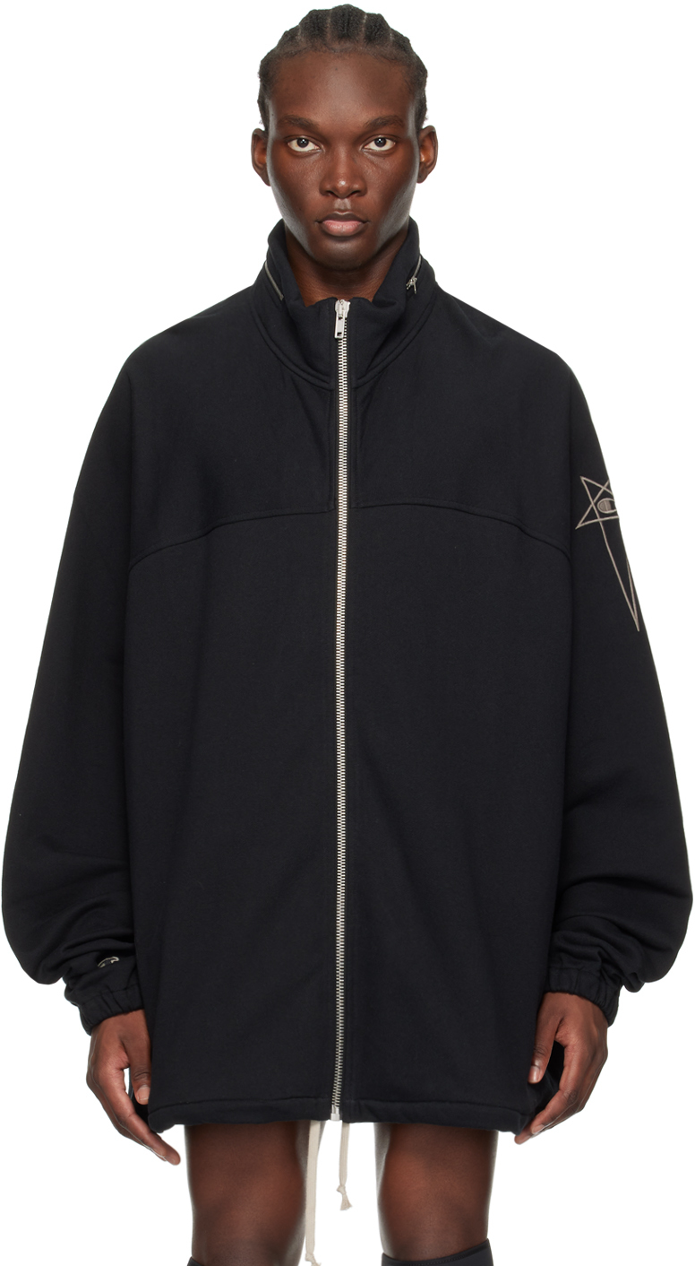 Rick owens×Champion ブラック ジップアップパーカー XS Champion hoodie rick owen | The Webster