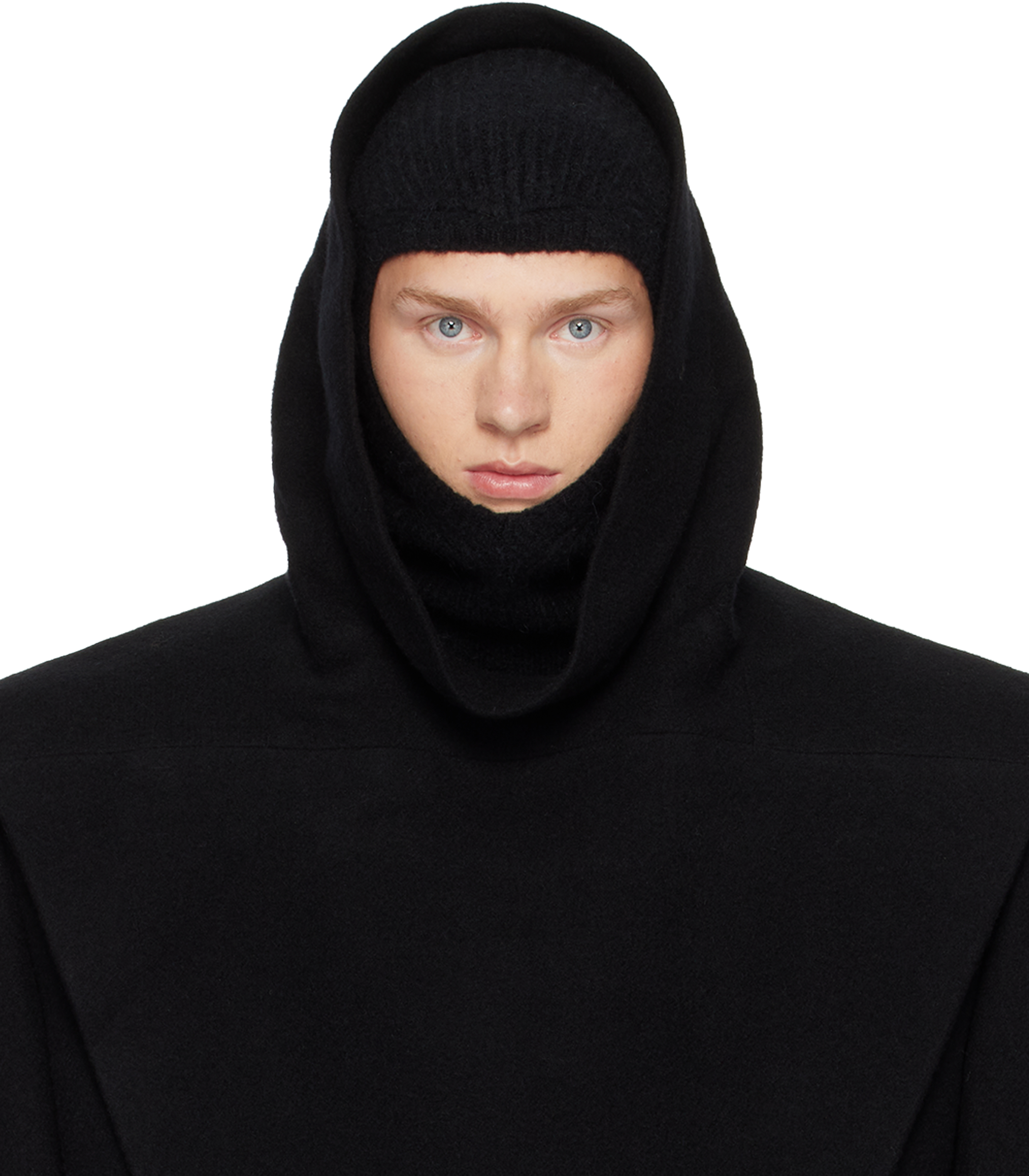 Black Porterville Cowl Hoodie