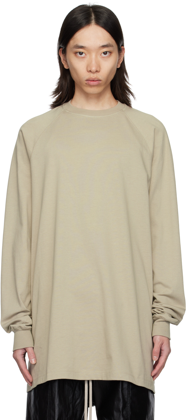 【関税・送料込】RICK OWENS Porterville Baseball スウェット Rick Owensのオフホワイト Porterville Baseball スウェット