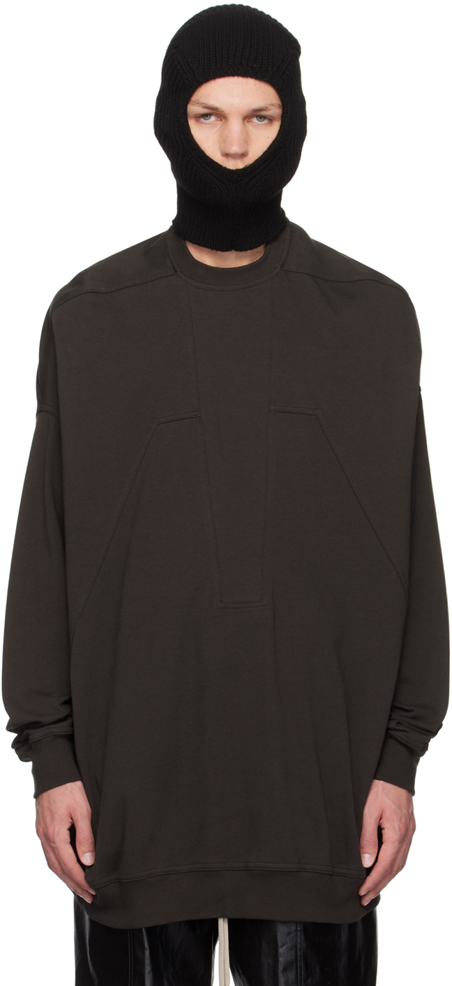 【関税込み】Rick Owens ブラウン Peter スウェットシャツ Rick Owensのブラウン Peter スウェットシャツがセール中