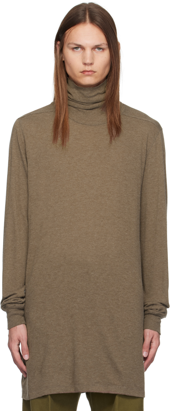 【関税・送料込】RICK OWENS Porterville Surf T タートルネック Rick Owensのブラック Porterville Surf T タートルネックがセール中