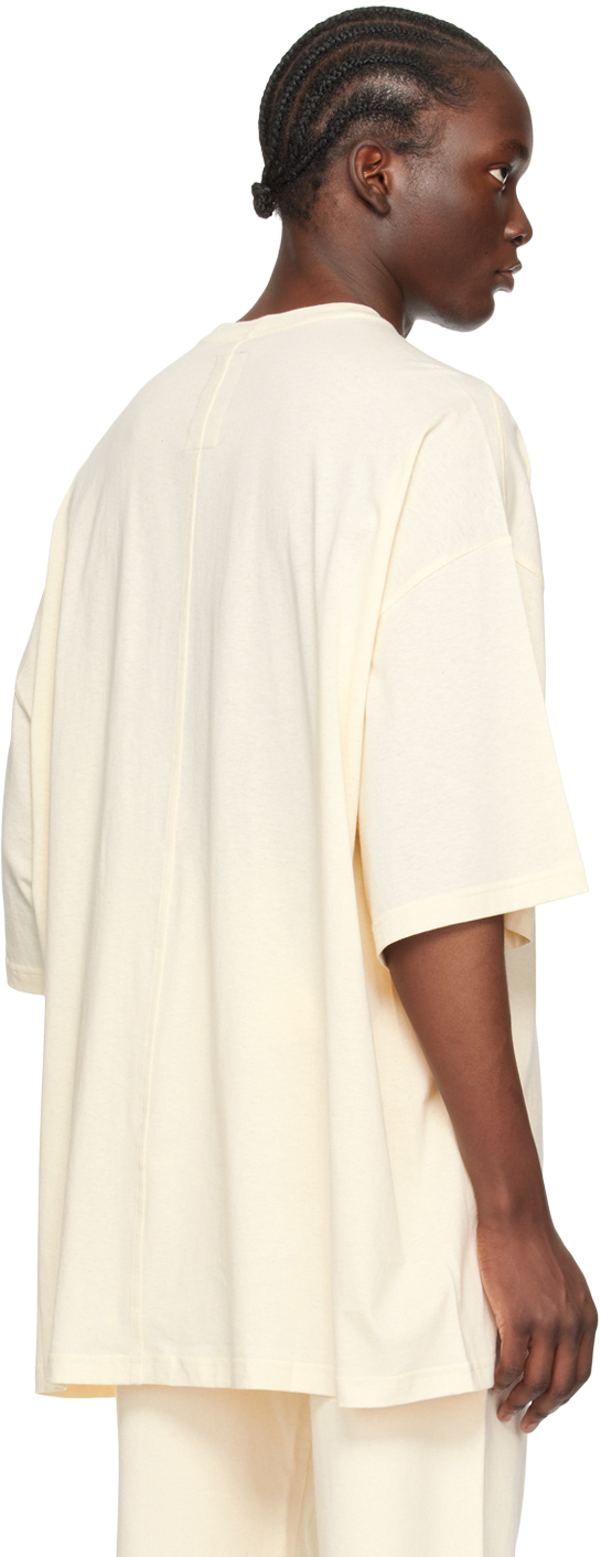 Rick Owens Off-white Champion Edition Tommy T-shirt In 21 Natural