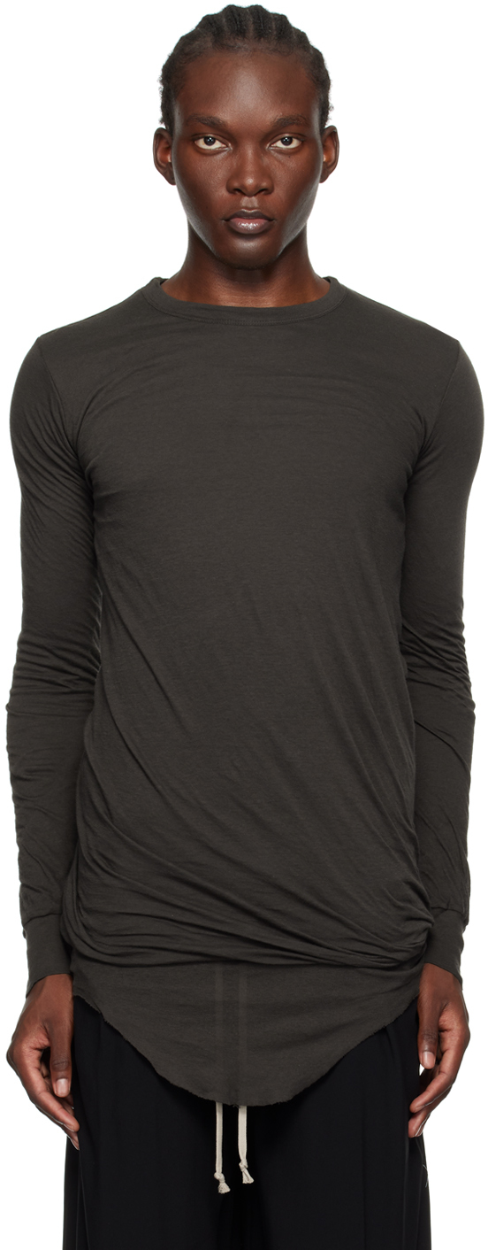 Gray Porterville Double Long Sleeve T-Shirt